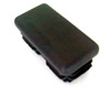 Black Plastic Rectangular Tube Insert / Plastic Cap x50